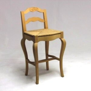 UNF-SP-30 Provincial Bar Stool 1 Showroom Sample in stock $ 75 Or Made to Order at regular custom price