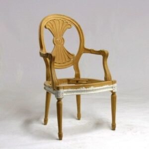 UNF-SP-103 Oval Back Louis XVI Arm Chair 1 in Stock $ 95