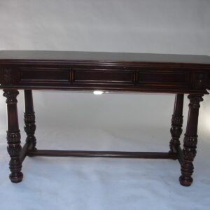 QS-008-513 Charlemagne Renaissance Console- 60W 20D 32H in Distressed Westminster Walnut FinishConsole-$ 1,800 Net