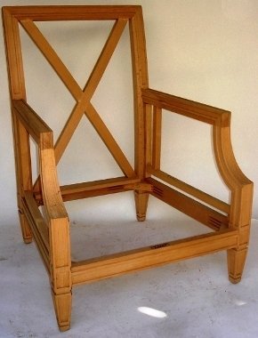 UNF-208-   X  Montagu Back-Lounge-Chair  28 W 27 D 37 H  Made  to  Order